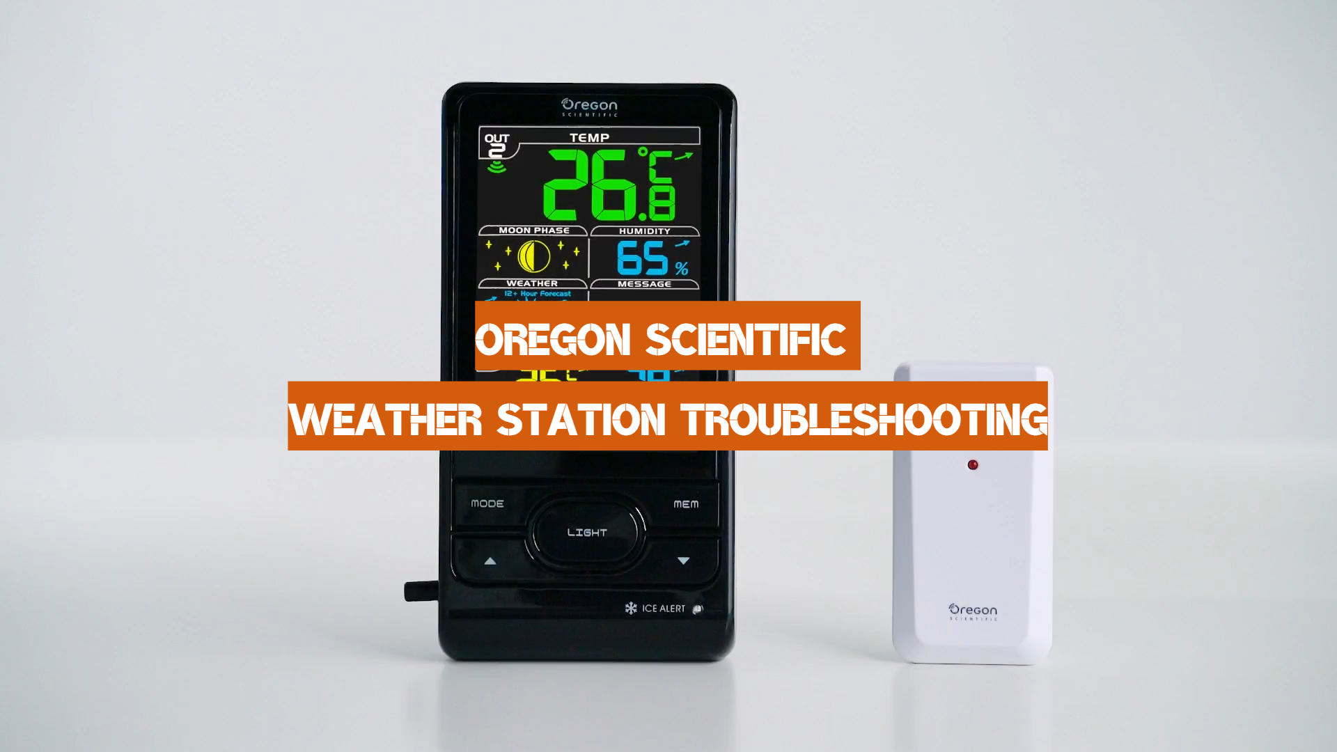 Oregon Scientific Weather Station Troubleshooting WeatherStationPro
